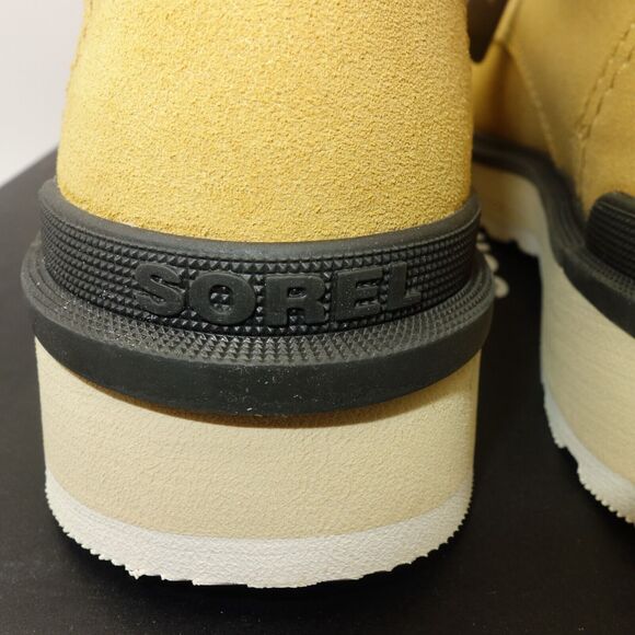 NEW Sorel Women's 6 Hi Line Lace Booties Boots Shoes Brown Geo Yellow Black - Picture 9 of 12